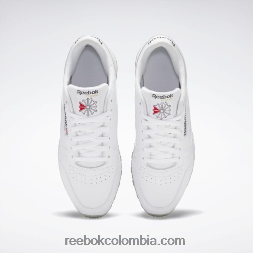 blanco ftwr/gris puro 3/gris puro 7 zapatos de cuero clasicos Reebok D260LP83