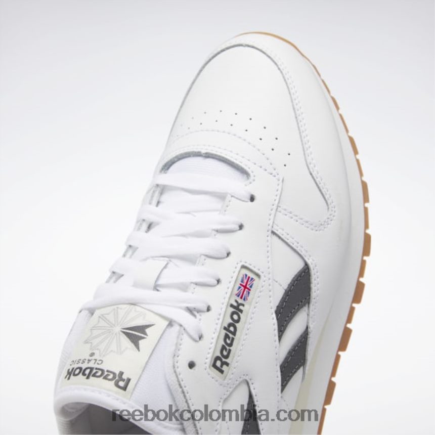 blanco ftwr/gris puro 7/tiza vintage s23-r zapatos de cuero clasicos Reebok D260LP86