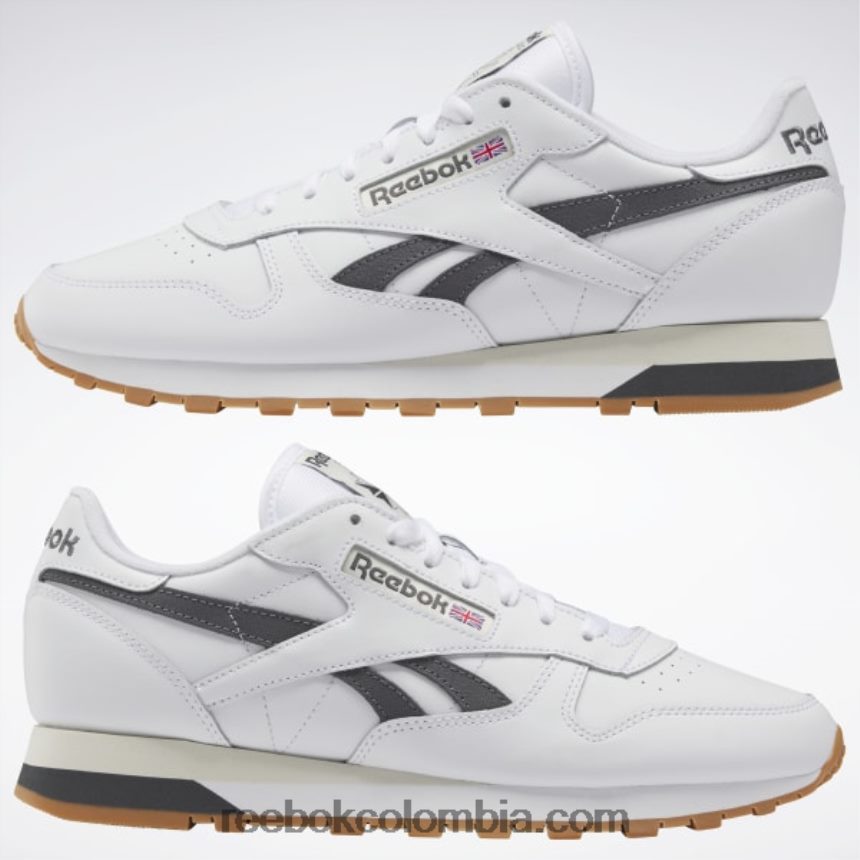 blanco ftwr/gris puro 7/tiza vintage s23-r zapatos de cuero clasicos Reebok D260LP86