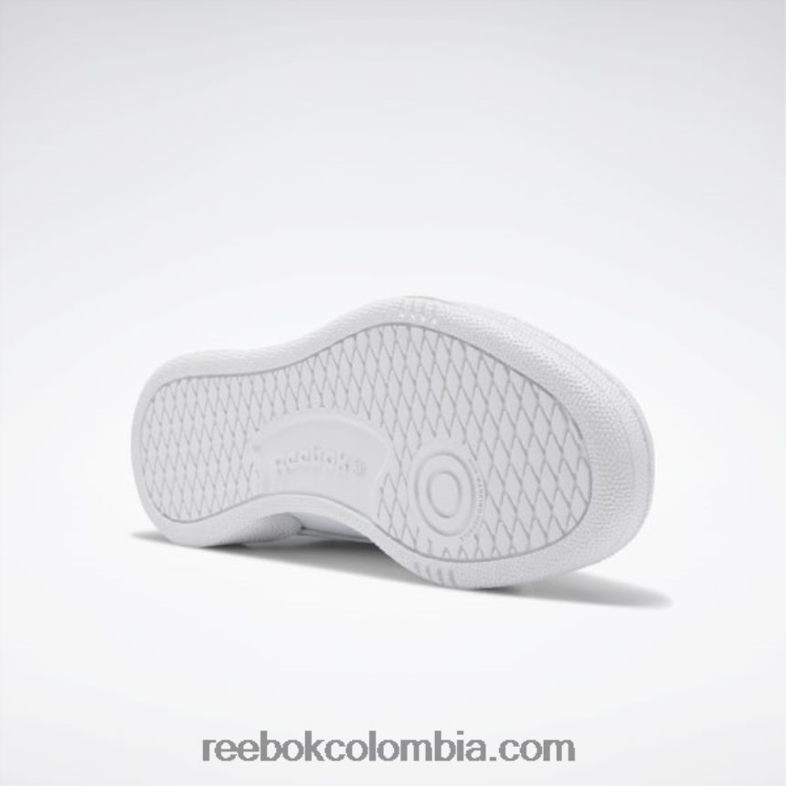 blanco ftwr/verde glen/amarillo ácido solar zapatos club c 85 Reebok D260LP784