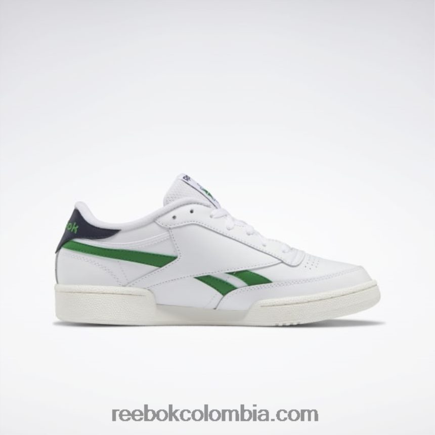 blanco ftwr/verde glen/azul marino vectorial club c venganza zapatos Reebok D260LP198