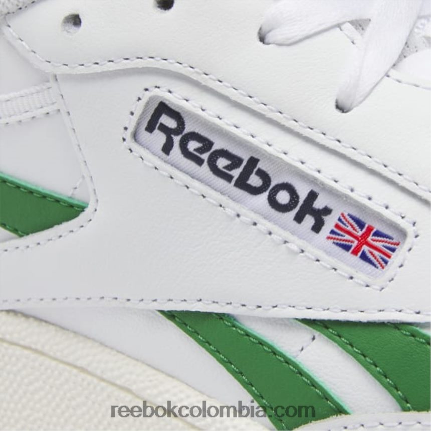 blanco ftwr/verde glen/azul marino vectorial club c venganza zapatos Reebok D260LP198