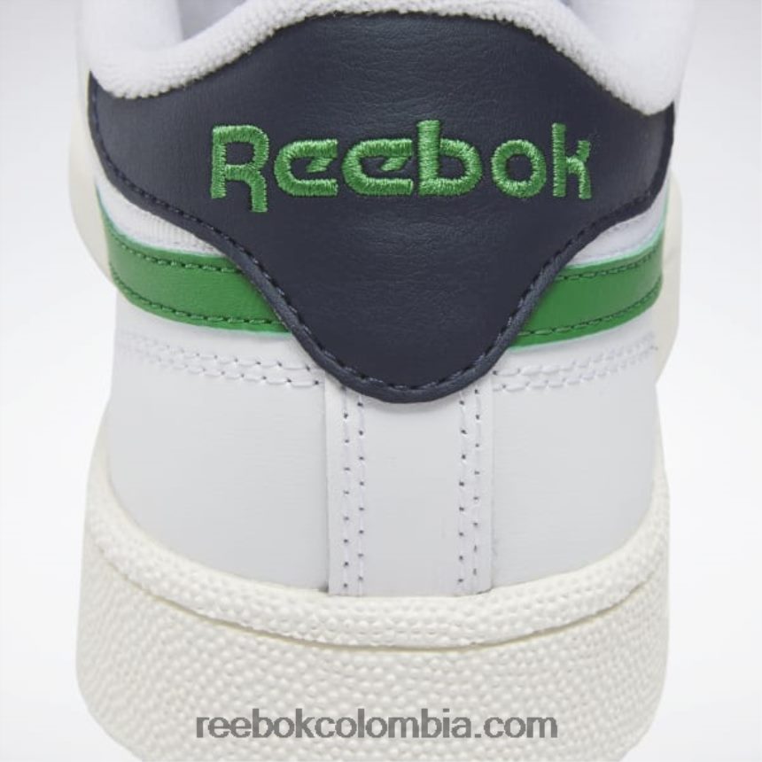 blanco ftwr/verde glen/azul marino vectorial club c venganza zapatos Reebok D260LP198