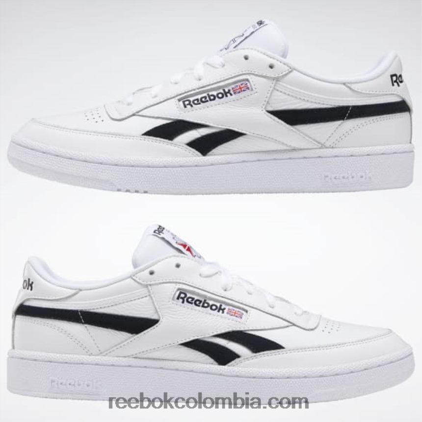 blanco negro club c venganza zapatos de hombre Reebok D260LP147