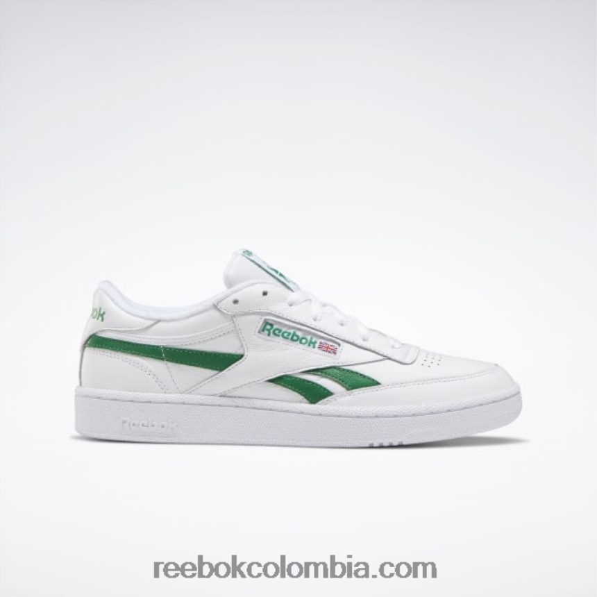 blanco/verde caña club c venganza zapatos de hombre Reebok D260LP237