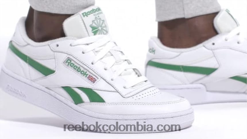 blanco/verde caña club c venganza zapatos de hombre Reebok D260LP237