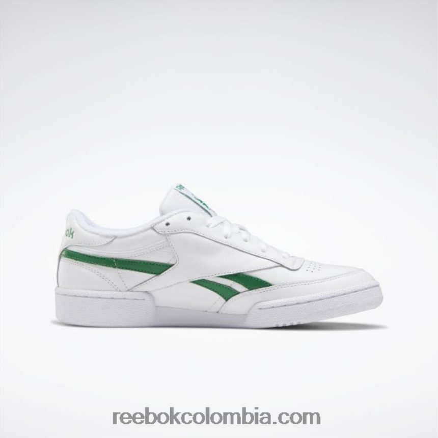 blanco/verde caña club c venganza zapatos de hombre Reebok D260LP237
