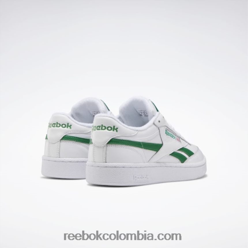 blanco/verde caña club c venganza zapatos de hombre Reebok D260LP237