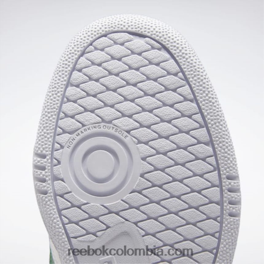 blanco/verde caña club c venganza zapatos de hombre Reebok D260LP237