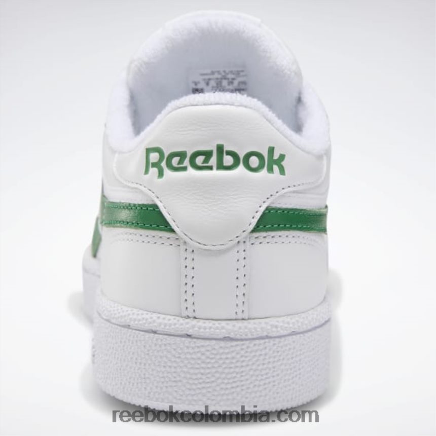 blanco/verde caña club c venganza zapatos de hombre Reebok D260LP237