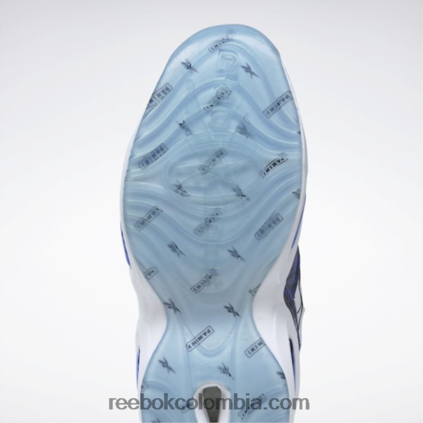 ftwr blanco/cobalto clásico/núcleo negro zapatillas panini question mid baloncesto Reebok D260LP48