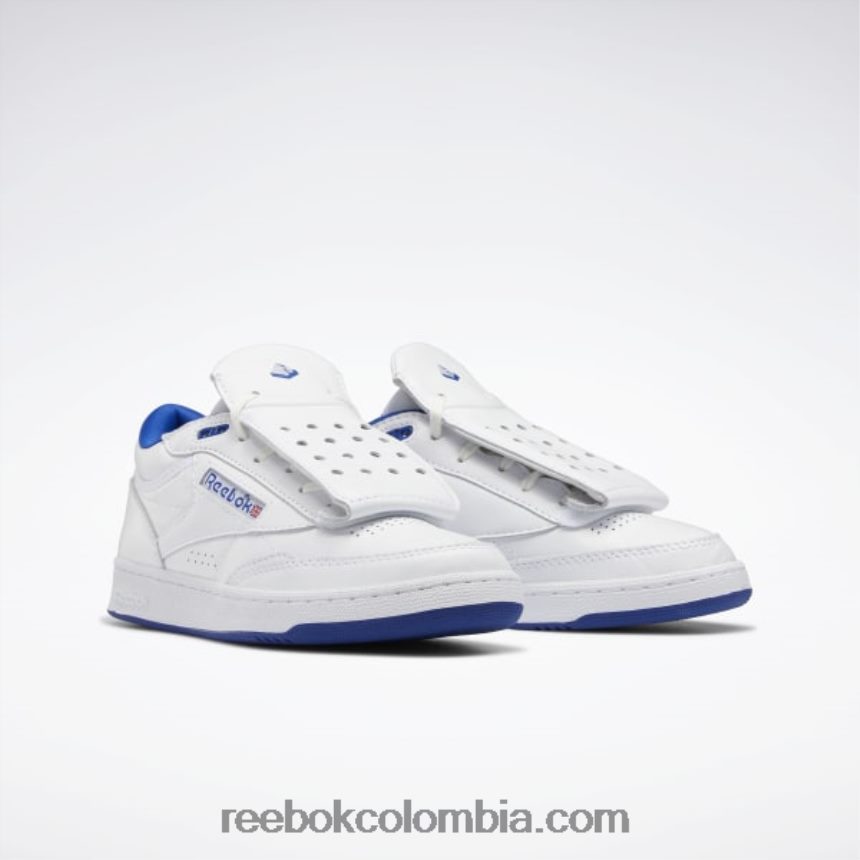 ftwr blanco/cobalto/tiza zapatos de investigación de montaña club c mid ii Reebok D260LP802