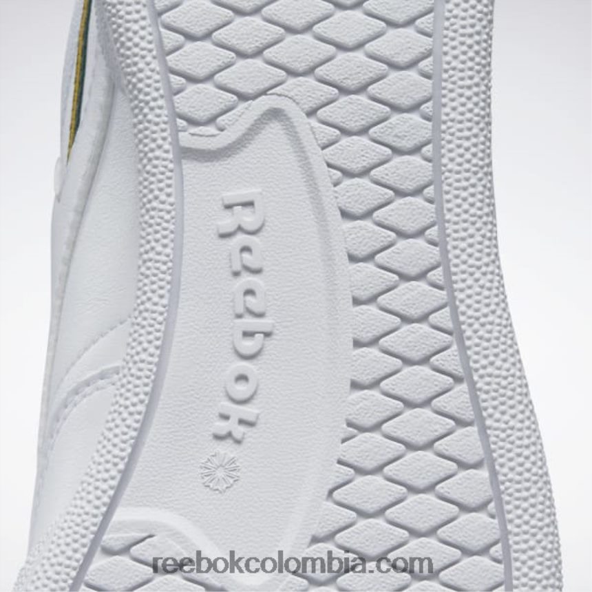 ftwr blanco/dorado universitario/verde oscuro zapatillas veganas club c 85 Reebok D260LP313