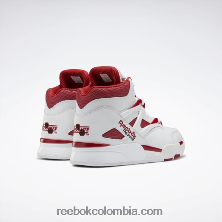 ftwr blanco/flash rojo/núcleo negro bomba omni zona ii zapatos Reebok D260LP33
