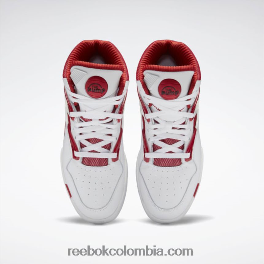 ftwr blanco/flash rojo/núcleo negro bomba omni zona ii zapatos Reebok D260LP33