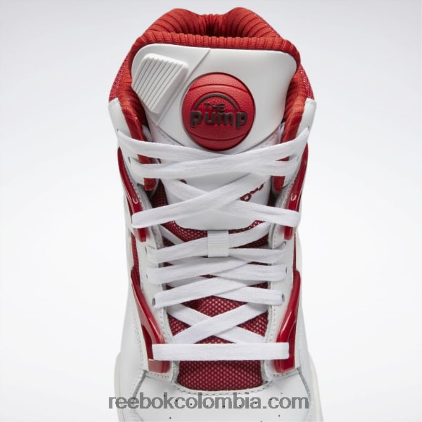 ftwr blanco/flash rojo/núcleo negro bomba omni zona ii zapatos Reebok D260LP33
