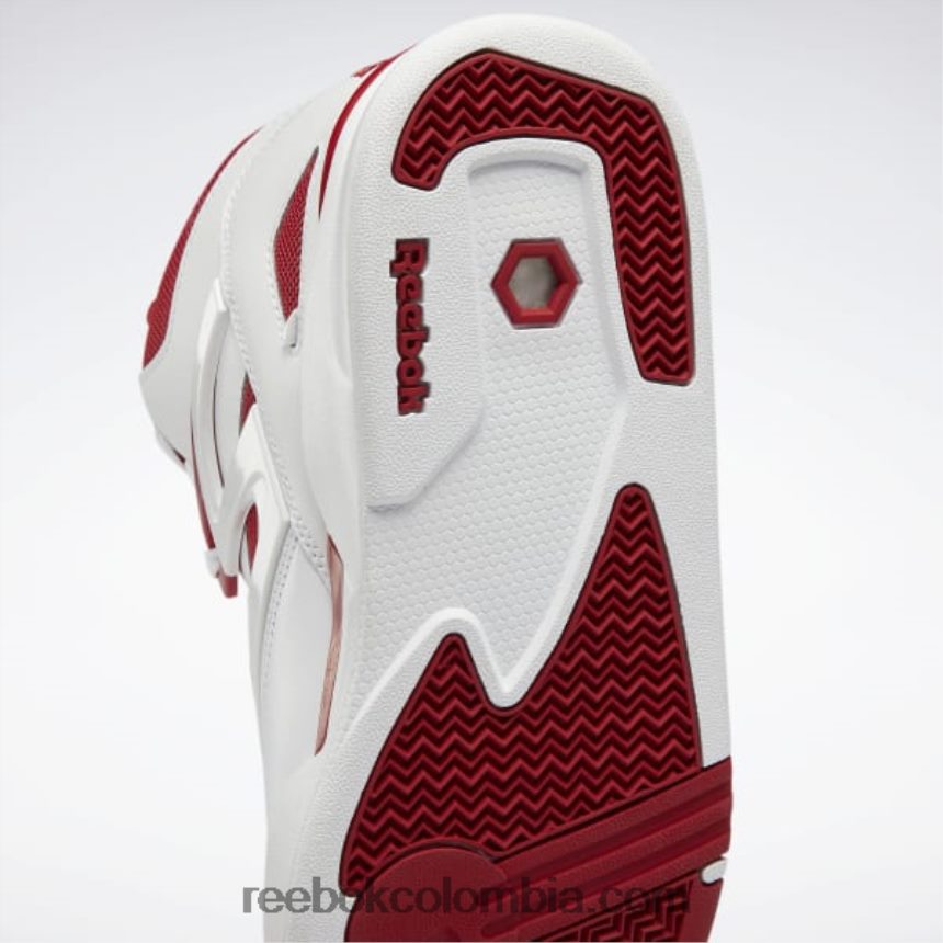 ftwr blanco/flash rojo/núcleo negro bomba omni zona ii zapatos Reebok D260LP33
