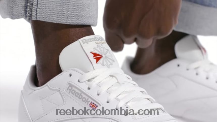 ftwr blanco/gris puro 3/reebok rubber gum-03 zapatos de cuero clasicos Reebok D260LP26