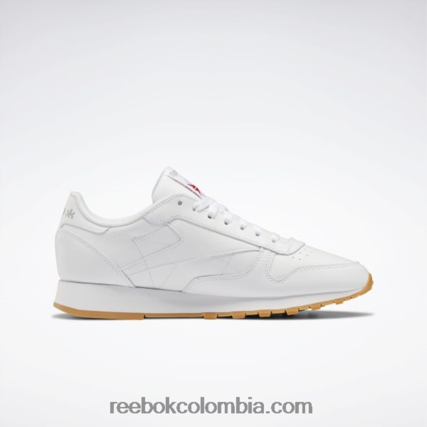 ftwr blanco/gris puro 3/reebok rubber gum-03 zapatos de cuero clasicos Reebok D260LP26