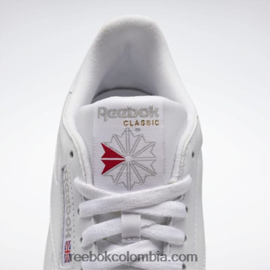 ftwr blanco/gris puro 3/reebok rubber gum-03 zapatos de cuero clasicos Reebok D260LP26