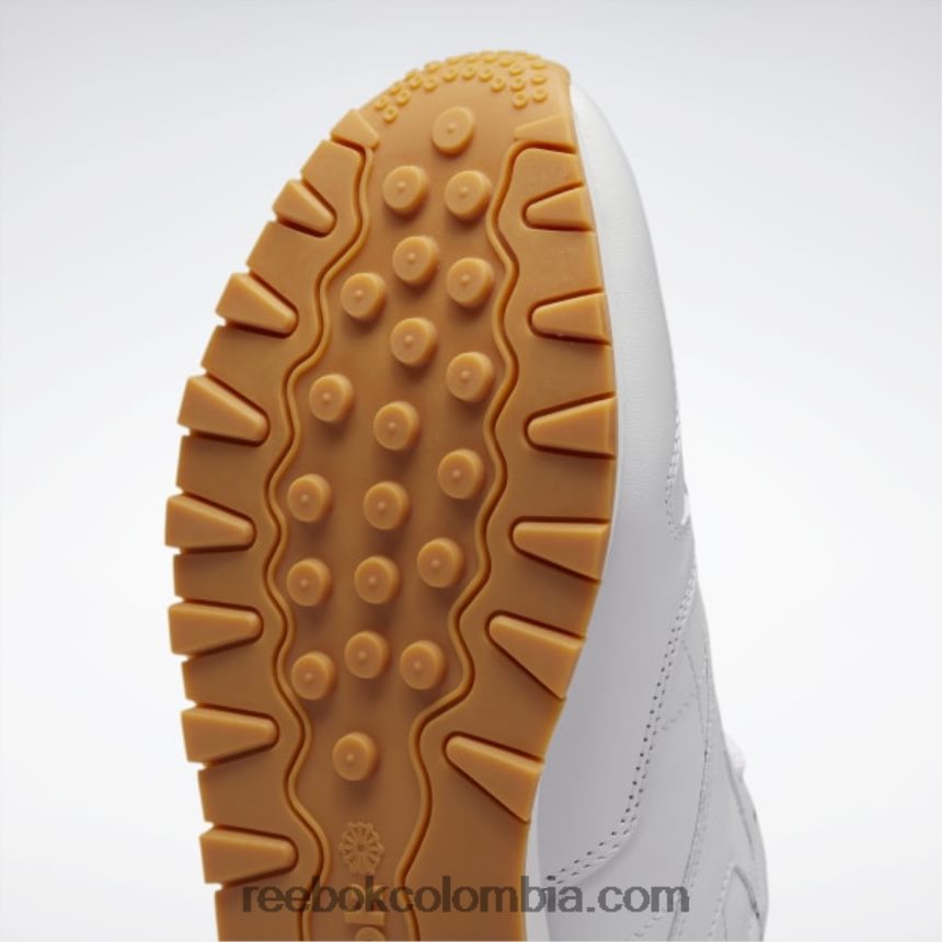 ftwr blanco/gris puro 3/reebok rubber gum-03 zapatos de cuero clasicos Reebok D260LP26