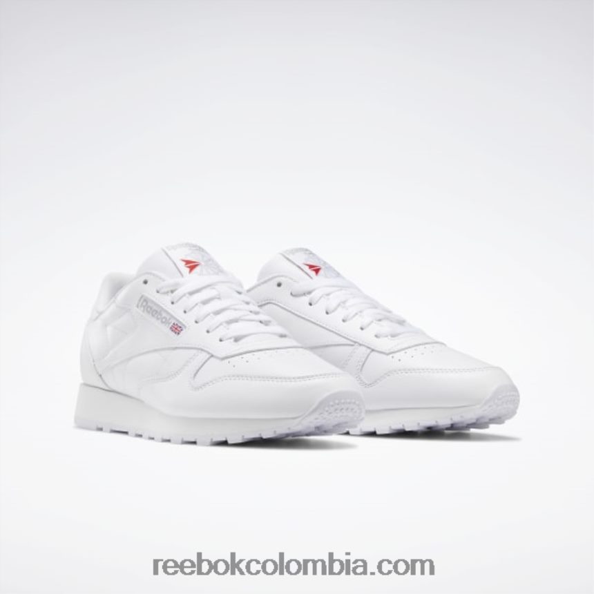 ftwr blanco/gris puro 3 zapatos de cuero clasicos Reebok D260LP34