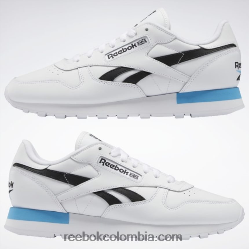 ftwr blanco/núcleo negro/agua radiante zapatos de cuero clasicos Reebok D260LP684