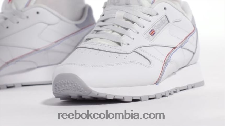 ftwr blanco/vector azul cuero clásico hazlo tuyo zapatos Reebok D260LP224
