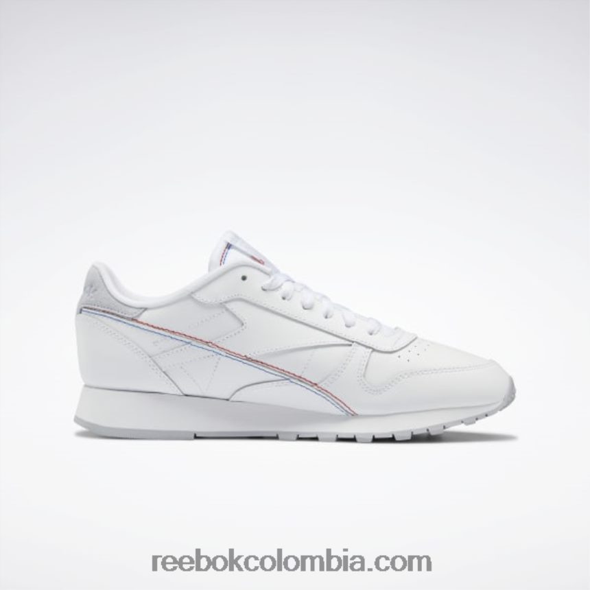 ftwr blanco/vector azul cuero clásico hazlo tuyo zapatos Reebok D260LP224