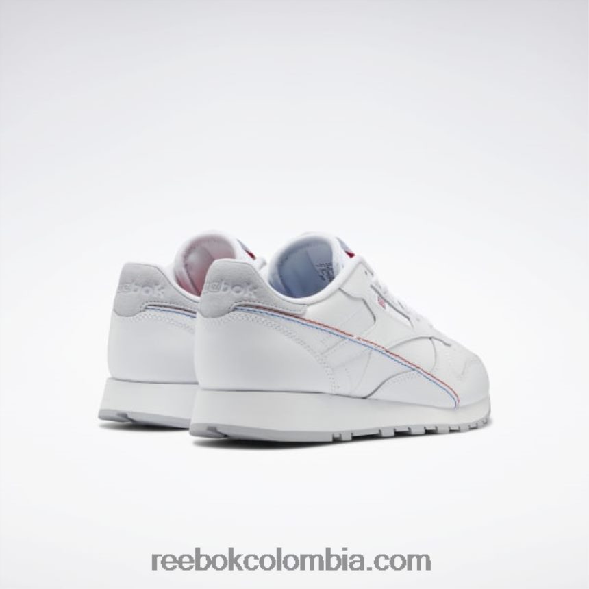 ftwr blanco/vector azul cuero clásico hazlo tuyo zapatos Reebok D260LP224