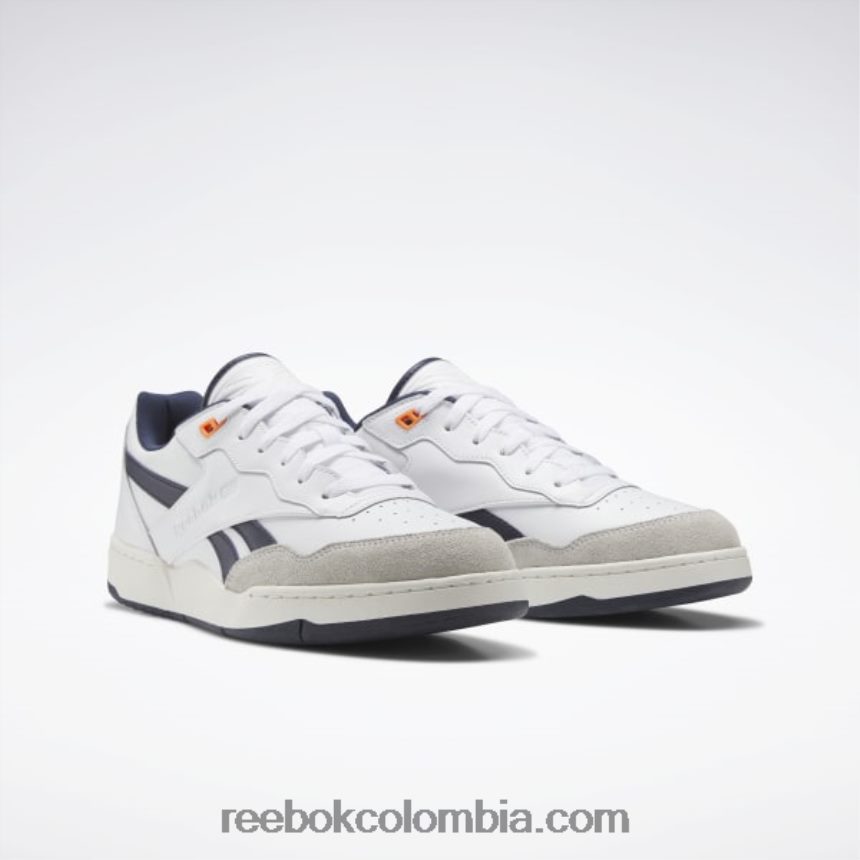 ftwr blanco/vector azul marino/tiza zapatillas de baloncesto bb 4000 ii Reebok D260LP707