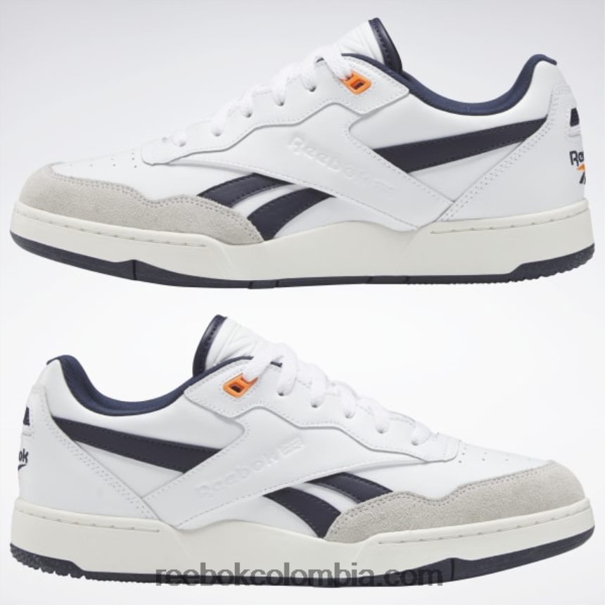 ftwr blanco/vector azul marino/tiza zapatillas de baloncesto bb 4000 ii Reebok D260LP707