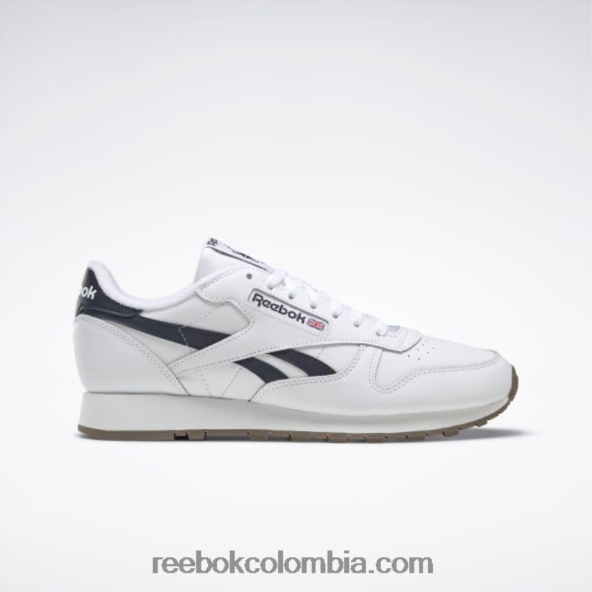 ftwr blanco/vector azul marino zapatos de cuero clasicos Reebok D260LP49