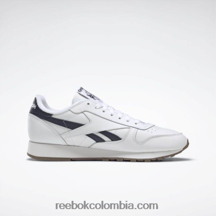 ftwr blanco/vector azul marino zapatos de cuero clasicos Reebok D260LP49