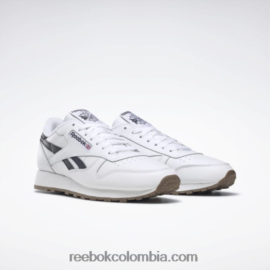 ftwr blanco/vector azul marino zapatos de cuero clasicos Reebok D260LP49