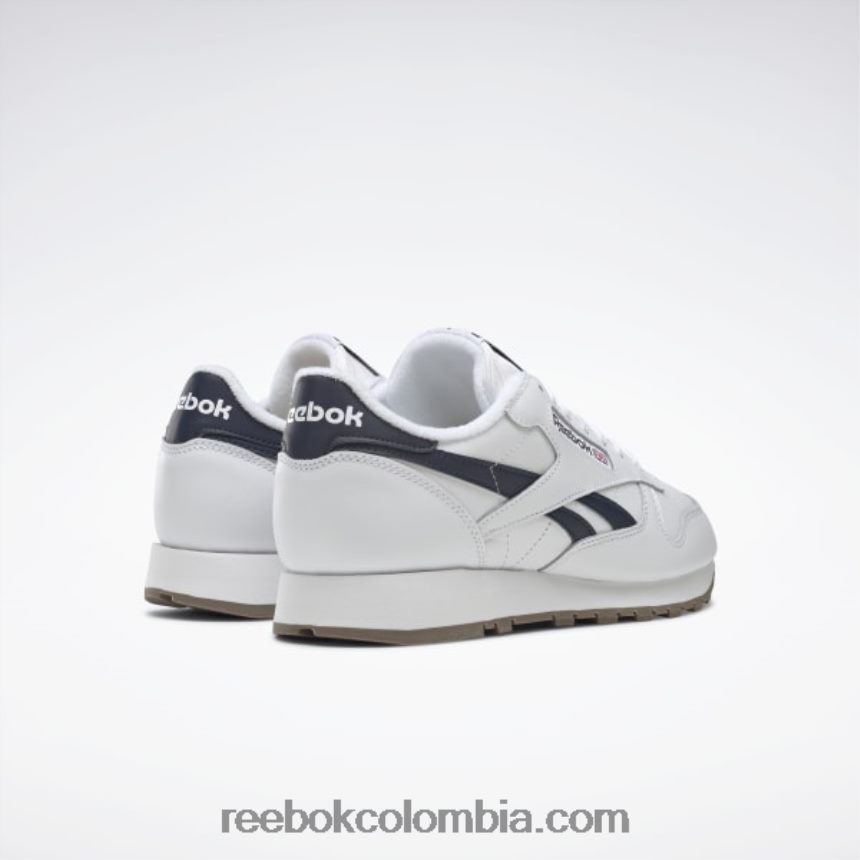 ftwr blanco/vector azul marino zapatos de cuero clasicos Reebok D260LP49