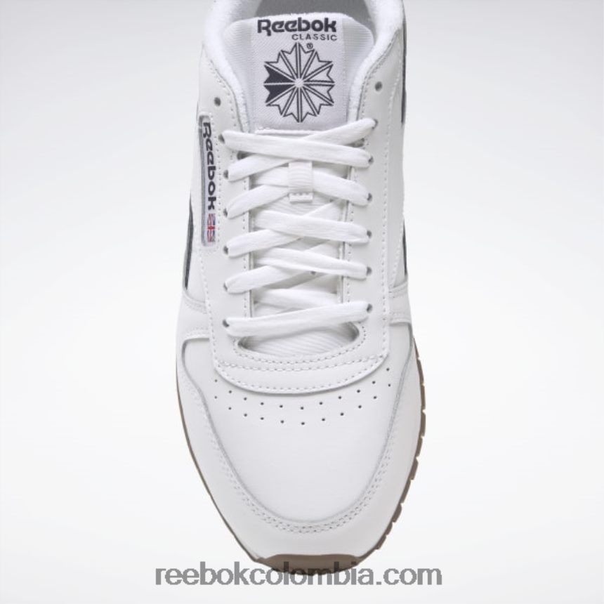 ftwr blanco/vector azul marino zapatos de cuero clasicos Reebok D260LP49