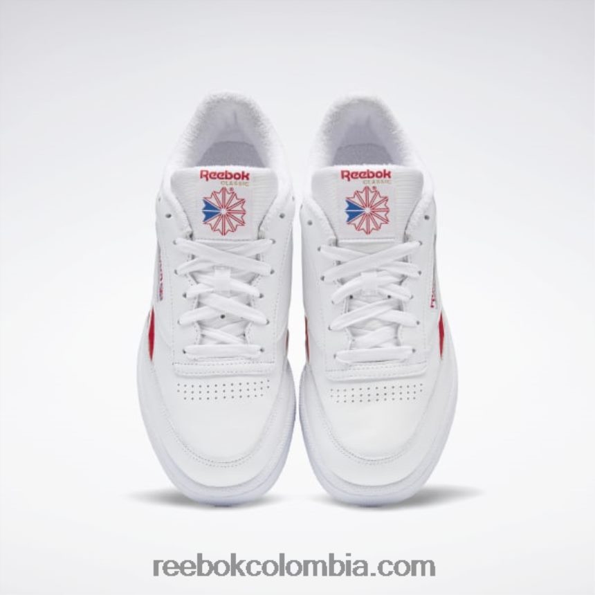 ftwr blanco/vector rojo club c venganza zapatos Reebok D260LP229