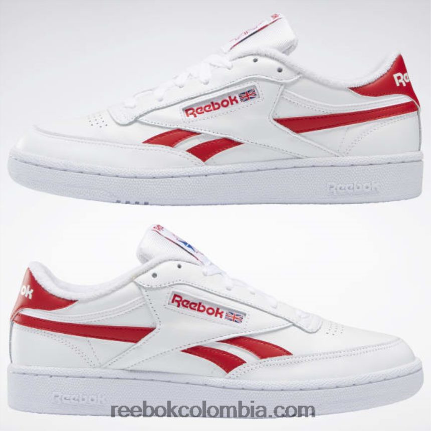 ftwr blanco/vector rojo club c venganza zapatos Reebok D260LP229
