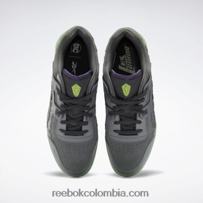 gris esencial/carbón/verde libre entrenamiento dc más zapatos de hombre Reebok D260LP182