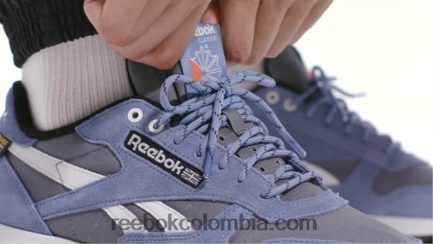 gris frío 6/azul pizarra/núcleo negro zapatos de cuero clasicos Reebok D260LP39
