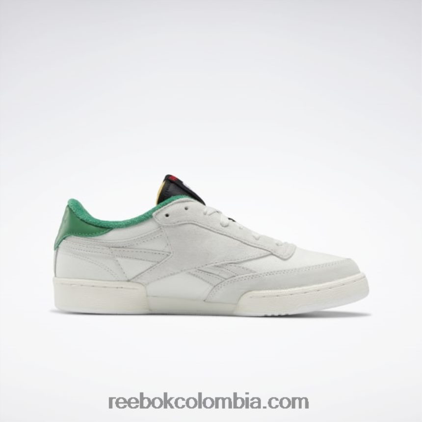 gris puro 1/negro/verde caña club c venganza zapatos Reebok D260LP354