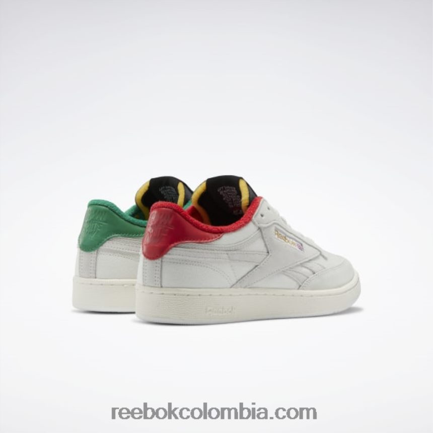 gris puro 1/negro/verde caña club c venganza zapatos Reebok D260LP354