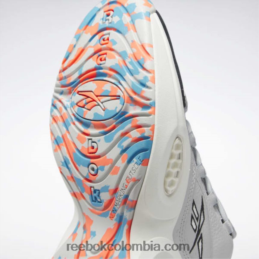 gris puro 2/tiza/núcleo negro pregunta zapatos bajos de baloncesto Reebok D260LP36