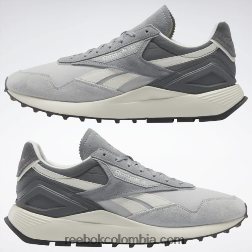 gris puro 4/tiza/gris frio 6 zapatos clásicos de cuero legacy az Reebok D260LP133