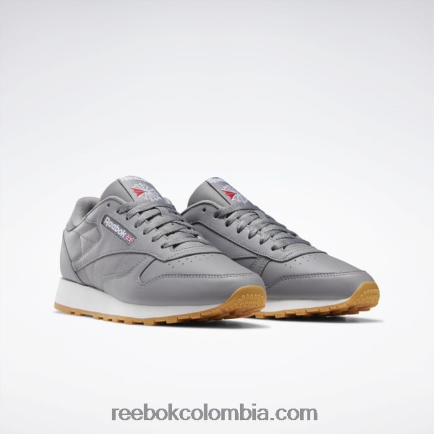gris puro 5/ftwr blanco/reebok rubber gum-03 zapatos de cuero clasicos Reebok D260LP148