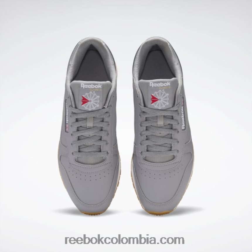 gris puro 5/ftwr blanco/reebok rubber gum-03 zapatos de cuero clasicos Reebok D260LP148