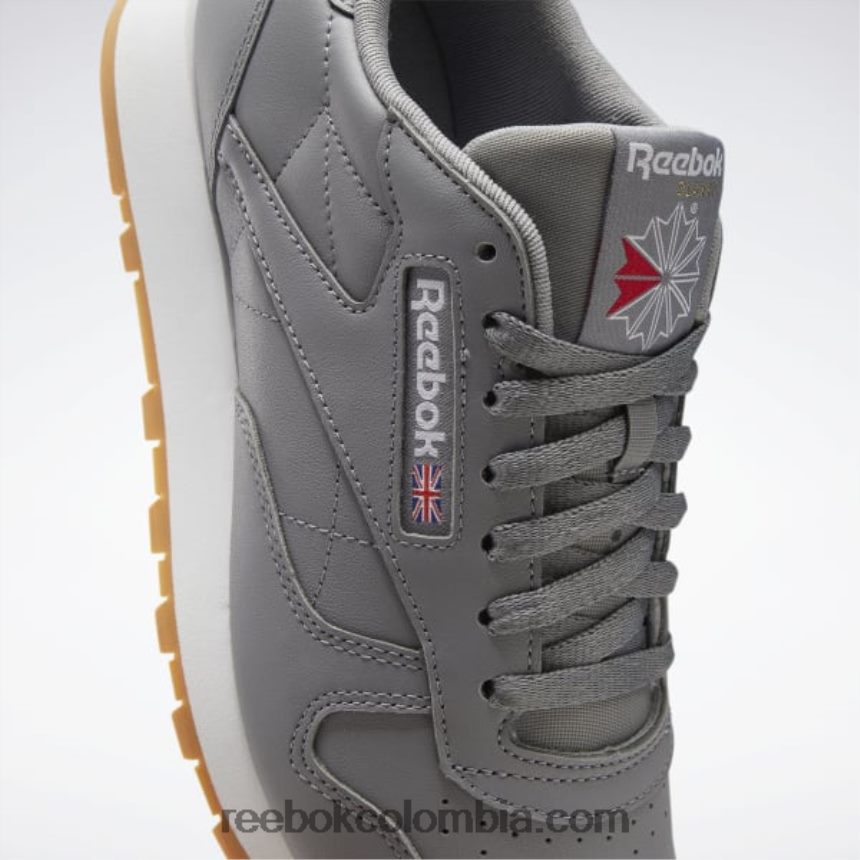 gris puro 5/ftwr blanco/reebok rubber gum-03 zapatos de cuero clasicos Reebok D260LP148