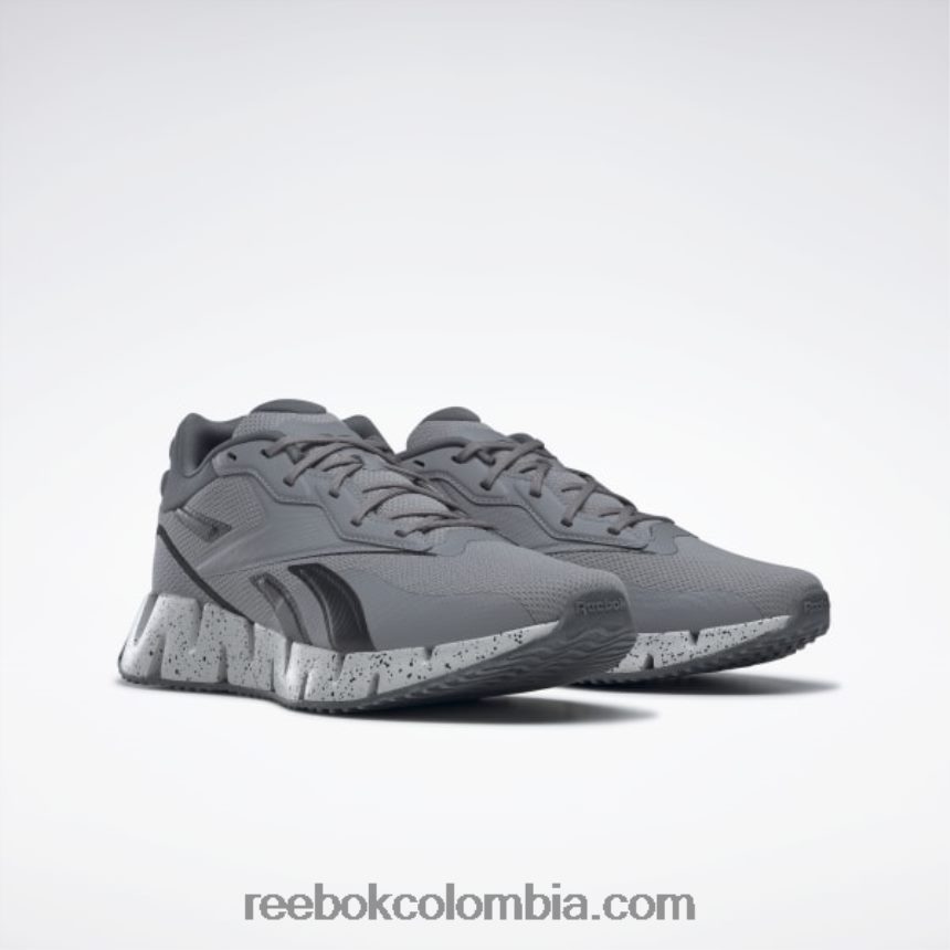 gris puro 5/gris puro 7/núcleo negro Zig Dynamica 4 zapatos Reebok D260LP220