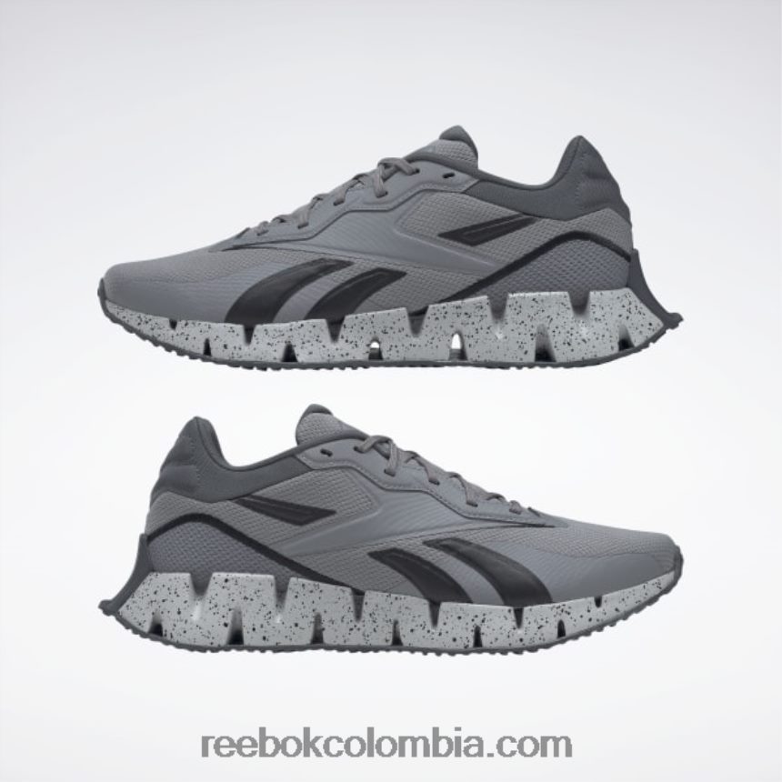gris puro 5/gris puro 7/núcleo negro Zig Dynamica 4 zapatos Reebok D260LP220